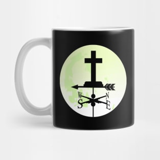 Tombstone Moon Weathervane Mug